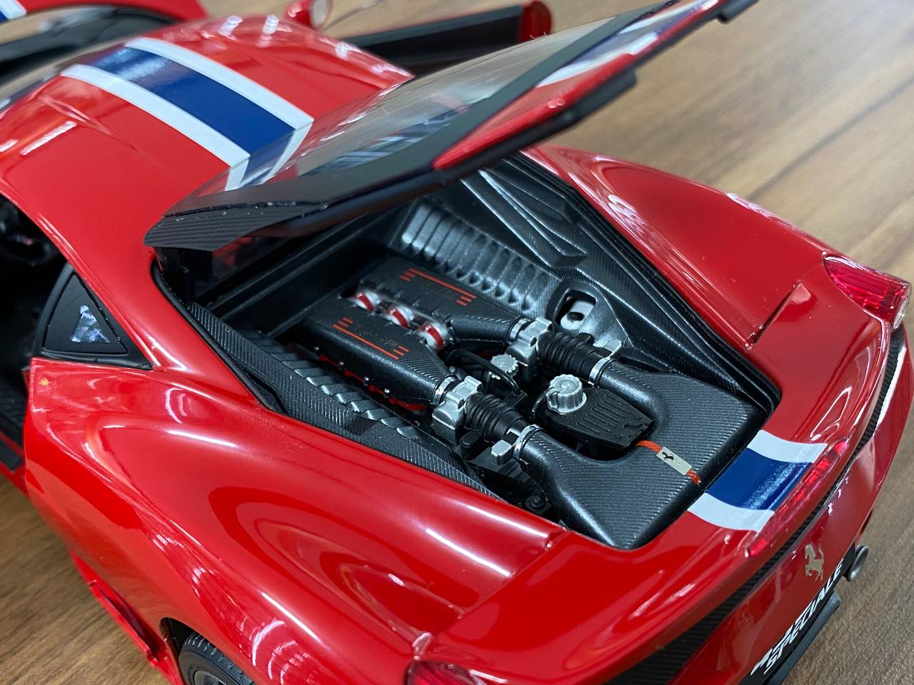 Hot Wheels Elite Ferrari 458 Speciale - [1/18 Diecast, Red