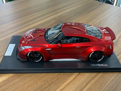 1/18 Resin Nissan GT-R R35 Liberty Walk Red One Model