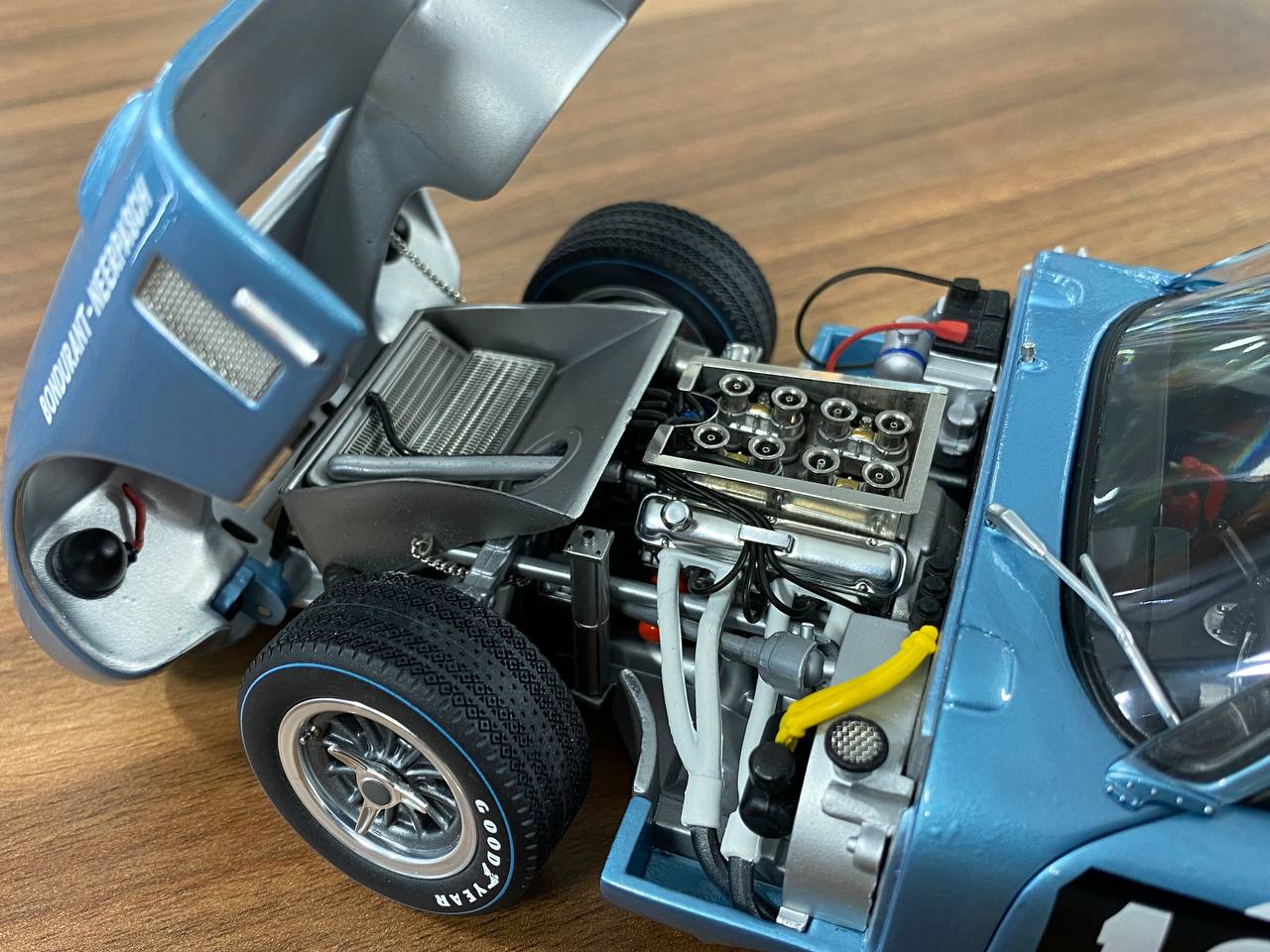 1/18 Diecast Shelby Cobra Daytona Coupe Blue Exoto Miniature Car