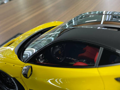 1/18 Resin – Ferrari F8 GT LB-Works Giallo Tristrato Decal by VIP Model