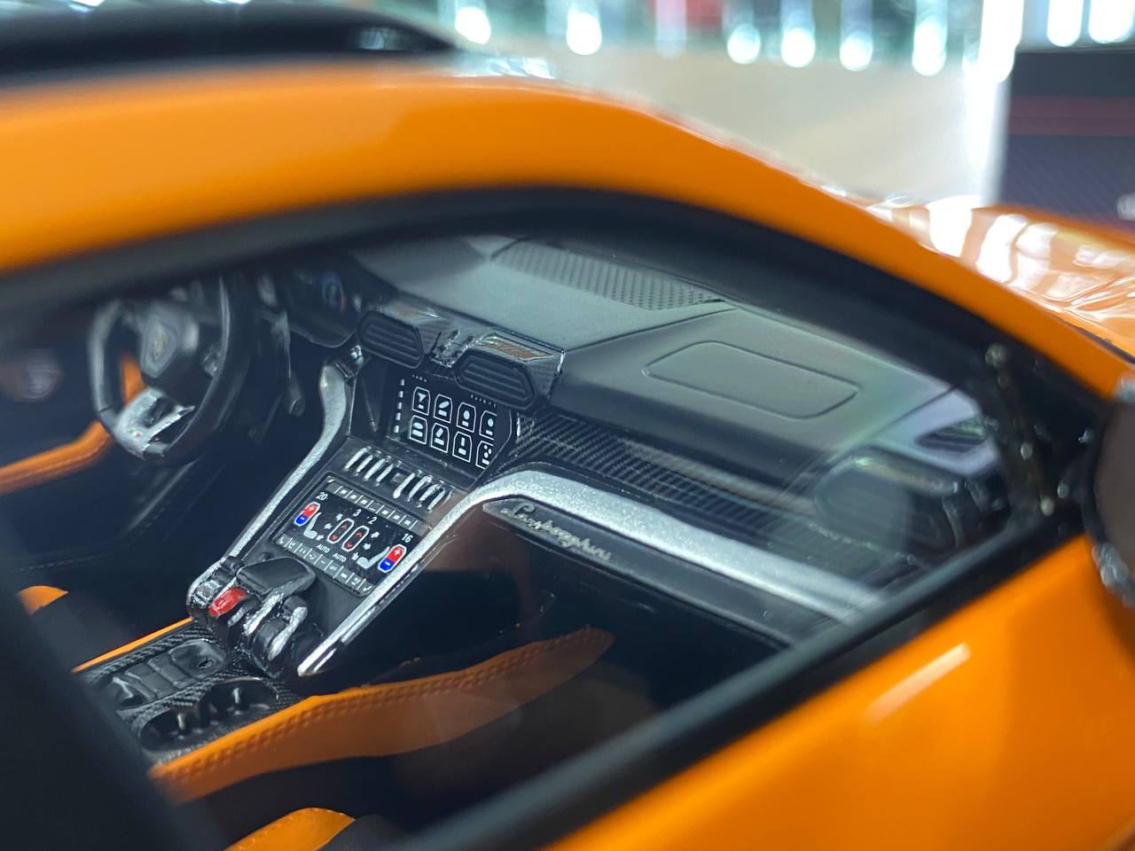 1:18 Resin Model - MR Collection Models Lamborghini Urus #63 (Orange)