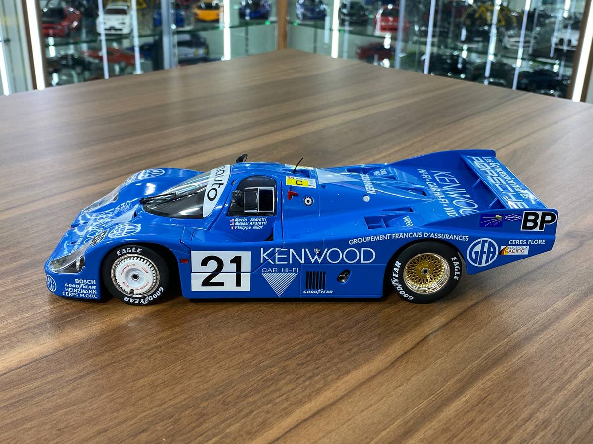 SOLIDO diecast car 1/18 PORSCHE 956LH Blue LAESSIG/PLANKERHORN/WILSON 24h du mans 1983 (limited edition) - Planet Passions SOLIDO diecast car 1/18 PORSCHE 956LH Blue LAESSIG/PLANKERHORN/WILSON 24h du mans 1983 (limited edition) - Planet Passions