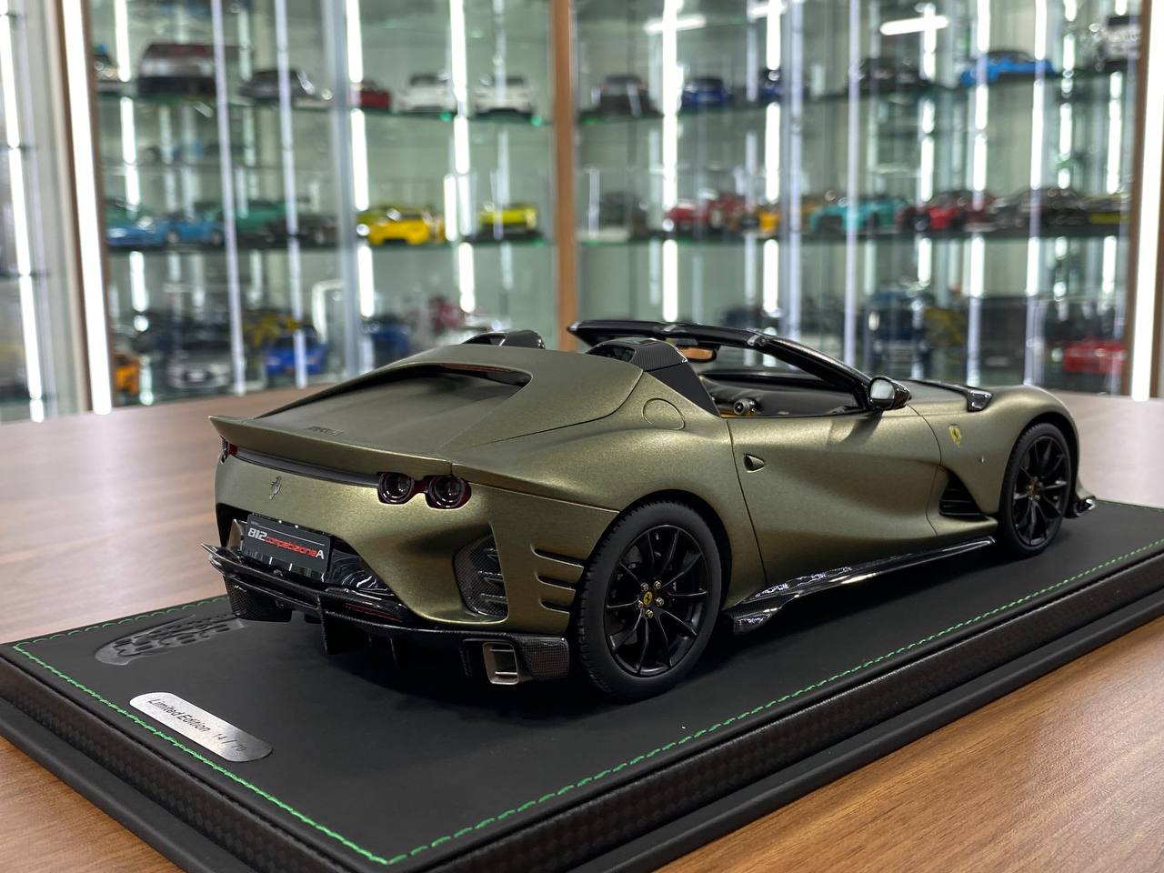 1/18 Resin  – BBR Models Ferrari 812 CompetizioneA ( Aperta ) Verde Manzoni matt Limited-70 pcs