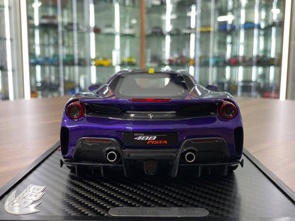1/18 Resin BBR Models Ferrari 488 Pista  Viola Al Humad  Ltd.Edn.148 pcs