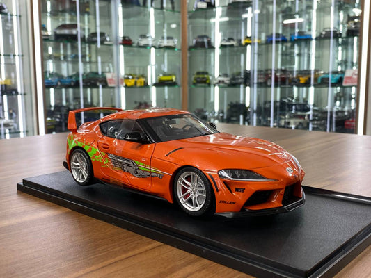 1/18 Diecast doors opening  Solido Toyota Supra GR Tribute 2024 Color - Orange