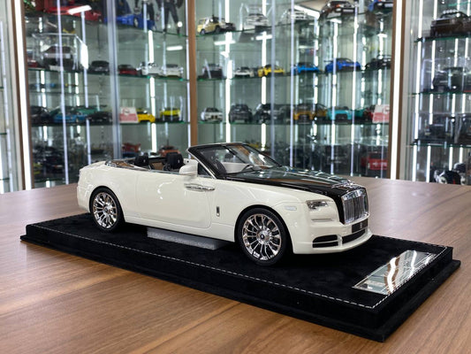 1/18 Resin Model – Rolls Royce Dawn | H&H |Pearl White / Diamond Black