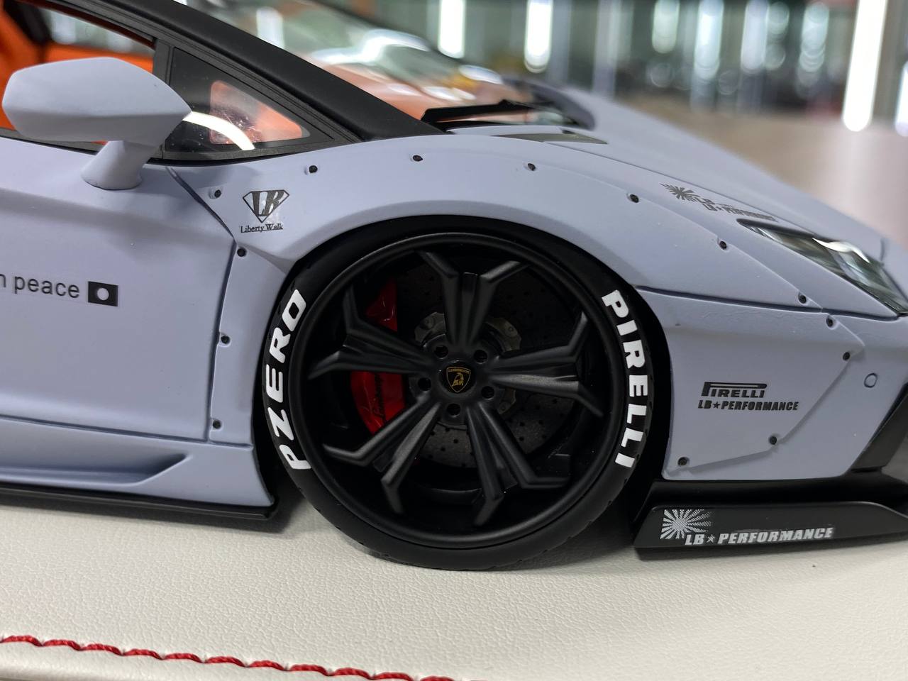 1/18 Resin Model – Lamborghini Aventador Roadster LB Performance | Davis & Giovanni | Matt Grey | 1 of 9
