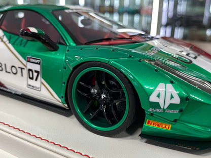 1/18 Resin Model – Ferrari 458 Italia LB Performance | Davis & Giovanni | GT Wing | Hublot Livery | 1 of 8