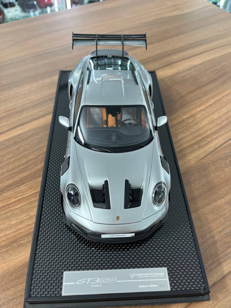 🚗 VIP Models 1:18 Porsche GT3 RS 911 (992.1) – Silver | Resin | Limited to 40 pcs