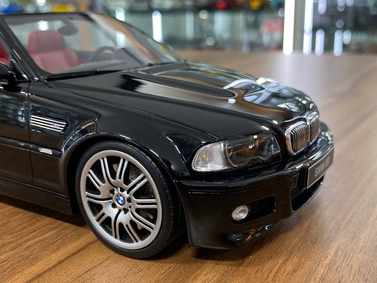 1/18 BMW M3 E46 Cabriolet Black Model Car by Otto
