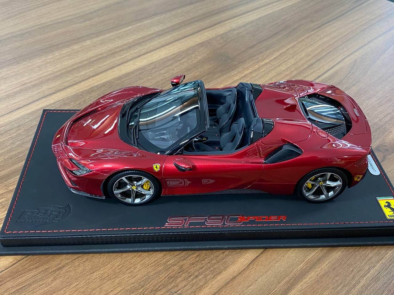 ★ 1:18 BBR Models Ferrari SF90 Spider – Rosso Fiorano – Limited to 100 pcs