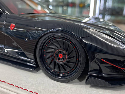 1/18 Resin model  Davis & Giovanni Ferrari 812 Superfast SVR Limited Edition 10 pcs carbon fibre red/black interior
