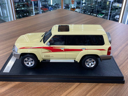 1/18 Resin Nissan Patrol Safari Y61 Custom Beige IVY Models Scale Model Car