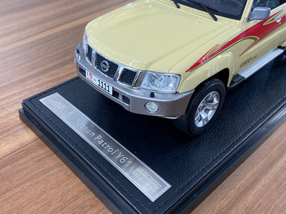 1/18 Resin Nissan Patrol Safari Y61 Custom Beige IVY Models Scale Model Car