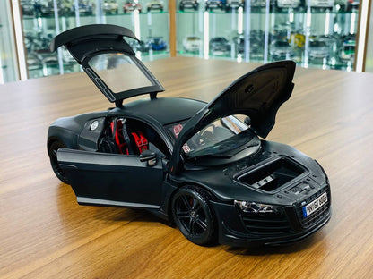 1/18 Diecast Full opening  Maisto AUDI R8 GT in Matt Black