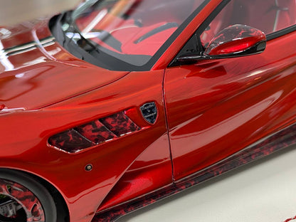 1:18 Resin  – Davis & Giovanni Ferrari 812 Stallone Mansory Red / Italian Flag Limited 1 of 1