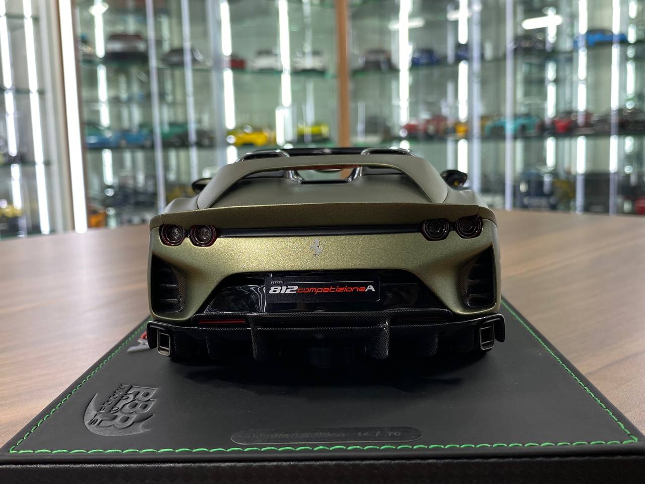 1/18 Resin  – BBR Models Ferrari 812 CompetizioneA ( Aperta ) Verde Manzoni matt Limited-70 pcs