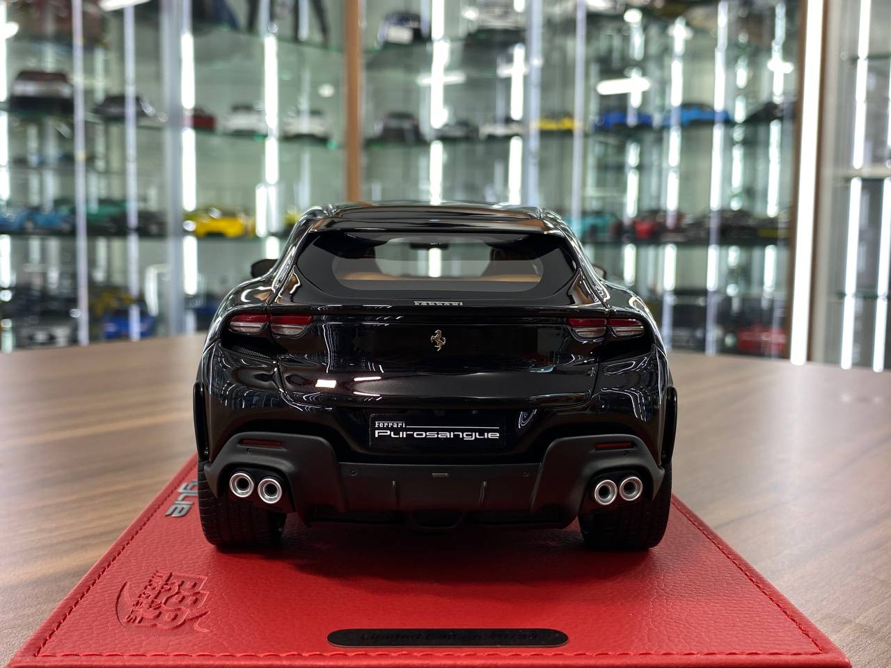 1/18 Resin BBR Models Ferrari Purosangue in  Nero Purosangue Metallic (Ltd Edn.80 pcs)
