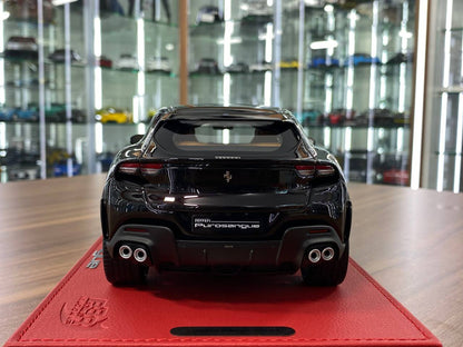 1/18 Resin BBR Models Ferrari Purosangue in  Nero Purosangue Metallic (Ltd Edn.80 pcs)