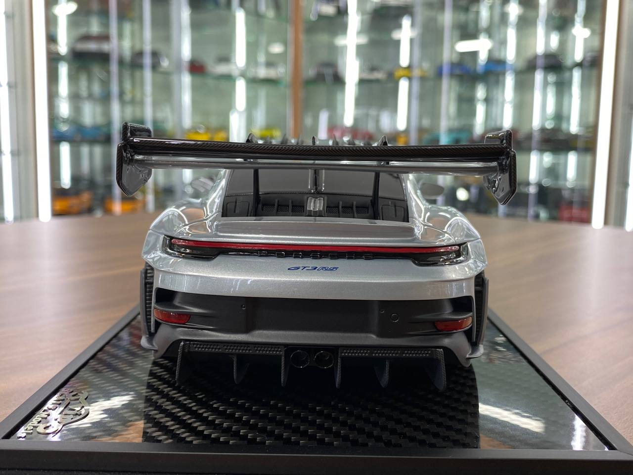 1/18 Resin – VIP Models Porsche 911 GT3 RS MR Silver/Blue Ltd.Edn.66 pcs