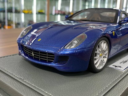 1/18 Resin BBR Models Ferrari 599 GTB Cambio Manuale Blu Mirabeau Ltd.Edn. 72 pcs