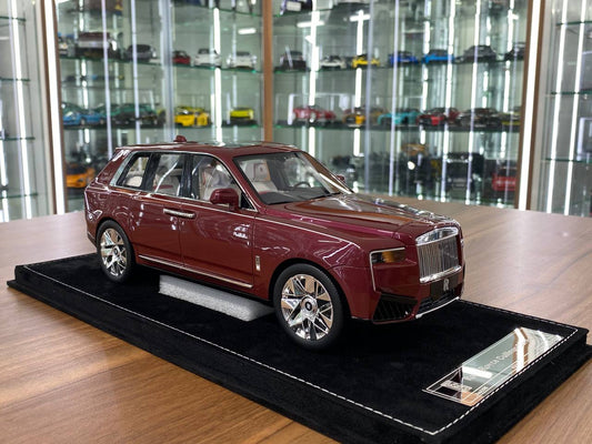 1/18 Resin H&H Rolls Royce Cullinan Series II Wildberry Rose Ltd.Edn.30pcs