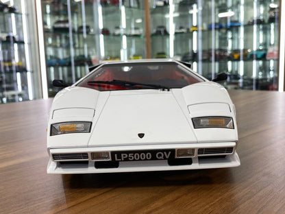 1/12 Diecast Full opening KK Scale Lamborghini Countach LP5000 QV in White