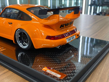 1/18 Resin Model – Porsche RWB 964 | TGM Model Works | Orange | Limited 99 pcs