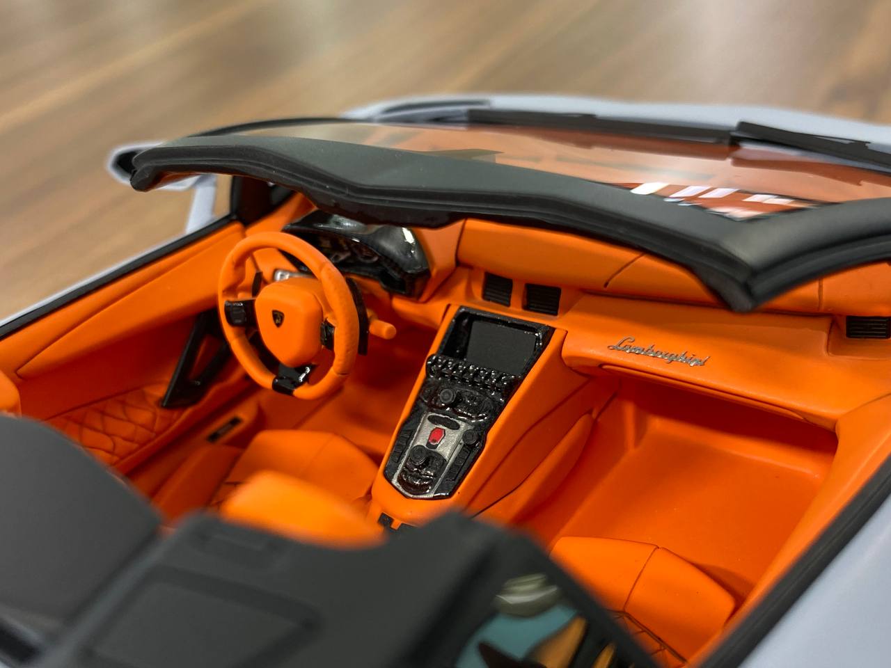 1/18 Resin Model – Lamborghini Aventador Roadster LB Performance | Davis & Giovanni | Matt Grey | 1 of 8