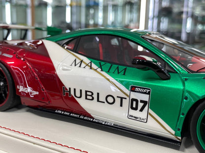1/18 Resin Model – Ferrari 458 Italia LB Performance | Davis & Giovanni | GT Wing | Hublot Livery | 1 of 9