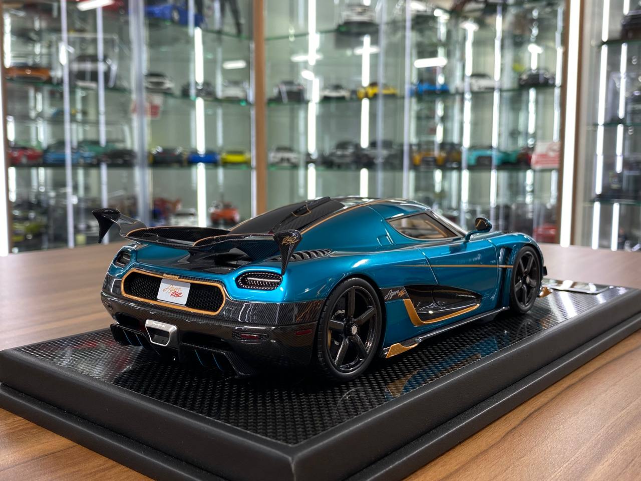 1/18 Resin – Koenigsegg Agera RS | VMB Models | Blue Turquoise | Limited 50 pcs