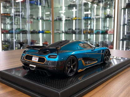 1/18 Resin – Koenigsegg Agera RS | VMB Models | Blue Turquoise | Limited 50 pcs