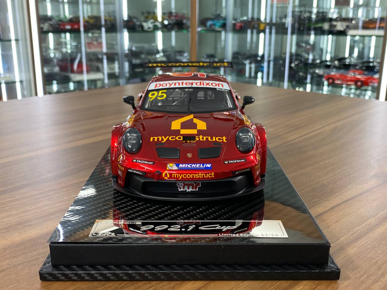 1/18 Resin – Porsche 992.1 Cup (#95 McQueen Decal) by VIP Models – Limited 66 pcs