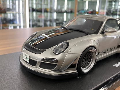 1/18 Resin Model GT Spirit Porsche RWB 911 (997) Abu Dhabi 2024 – Silver – Limited Edition