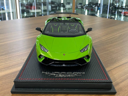 1/18 Resin Model MR Collection Lamborghini Huracan Performente Spyder Verde Mante (pearl) Limited-  49 pcs