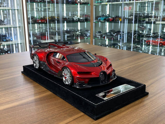 1/18 resin Models Limited 30 pcs HH Models Bugatti Vision GT Metallic Red