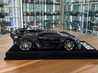 1/18 resin Models Limited 30 pcs HH Models Bugatti Vision GT Diamond Black / black Carbon