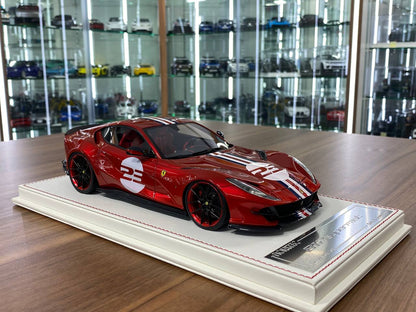 1:18 Resin Model – Davis & Giovanni Ferrari 812 Superfast Candy Red / French Line 23 – Limited 1 of 1