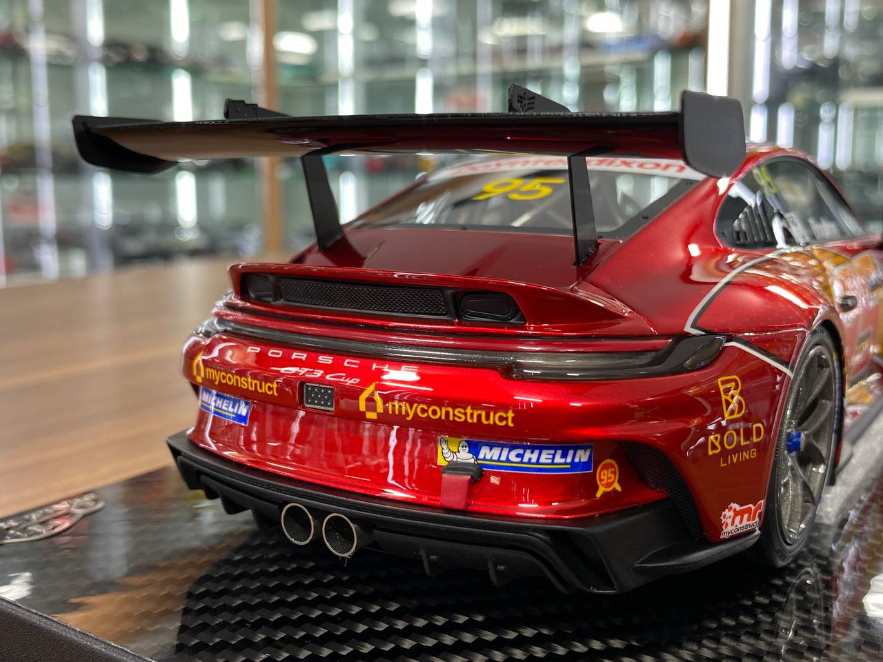 1/18 Resin – Porsche 992.1 Cup (#95 McQueen Decal) by VIP Models – Limited 66 pcs
