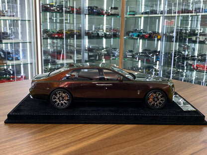 1/18 Resin H & H Rolls Royce GHOST Black Badge Green Chameleon Limited Edition 10