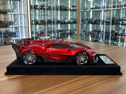 1/18 resin Models Limited 30 pcs HH Models Bugatti Vision GT Metallic Red