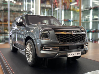 1/18 Diamand Nissan Patrol Y63 Platinum – Grey/Black – Limited Edition (50 pcs)