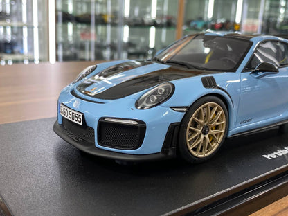 1/18 Resin Model GT Spirit Porsche 911 (991.2) GT2 RS – Gulf Blue – Limited Edition