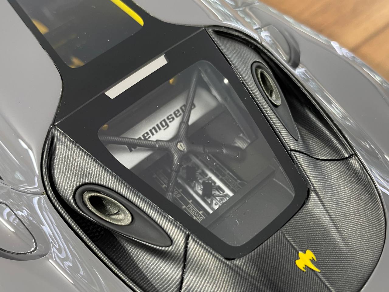 1/18 Resin Fronti ArtKoenigsegg Gemera Iron Grey Limited Edition 399 pcs