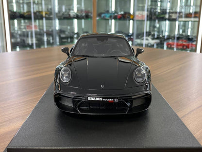 1/18 Resin Model GT Spirit Porsche 911 (992) BRABUS 900 Rocket R – Black – Limited Edition