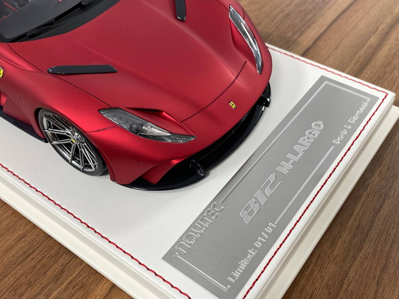 1:18 Resin – Davis & Giovanni Ferrari 812 N-Largo Novitec Matt Red Limited 1 of 1