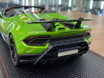 1/18 Resin Model MR Collection Lamborghini Huracan Performente Spyder Verde Mante (pearl) Limited-  49 pcs