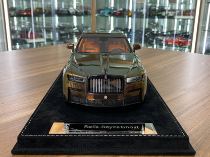 1/18 Resin H & H Rolls Royce GHOST Black Badge Green Chameleon Limited Edition 10