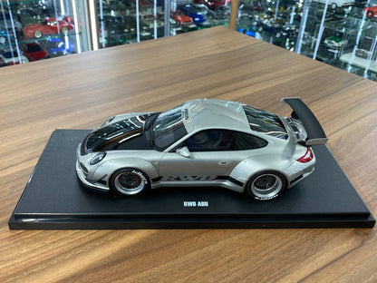 1/18 Resin Model GT Spirit Porsche RWB 911 (997) Abu Dhabi 2024 – Silver – Limited Edition
