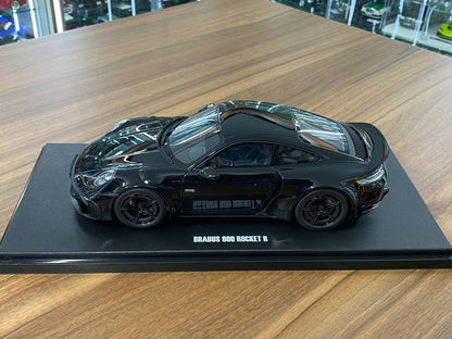 1/18 Resin Model GT Spirit Porsche 911 (992) BRABUS 900 Rocket R – Black – Limited Edition